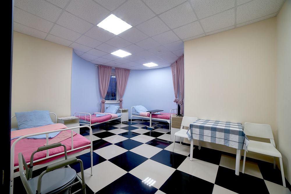 Комната пансионата для пожилых людей в Красногорске